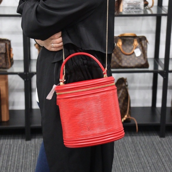 Louis Vuitton Epi Cannes Castillan Red - Picture 12 of 12